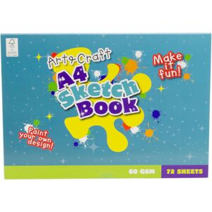 Carousel Home Kids A4 Art & Craft Sketchbook Artist Sketch Pad with 72 Sheets A4 Drawing Pap Carousel Home Kids A4 Art & Craft Sketchbook Artist Sketch Pad with 72 Sheets A4 Drawing Pap