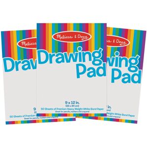 Melissa & Doug Drawing Paper Pad (9 x 12 inches) - 50 Sheets 3-Pack - Melissa & Doug Drawing Paper Pad (9 x 12 inches) - 50 Sheets 3-Pack -