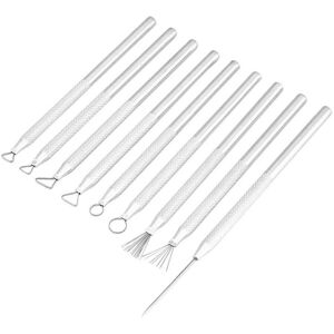 Unbranded 9pcs Ceramics Detail Sculpting Tools Diy Pottery Modeling Hole Punch Multipurpos Unbranded 9pcs Ceramics Detail Sculpting Tools Diy Pottery Modeling Hole Punch Multipurpos