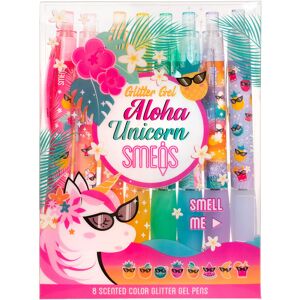 Aromatizante Glitter Gel Smens - Aloha Unicorn Scented Pens, Colored Gel Ink, Medium Point, 8 Aromatizante Glitter Gel Smens - Aloha Unicorn Scented Pens, Colored Gel Ink, Medium Point, 8