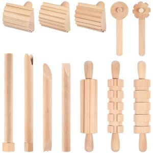 Kricely (As show, One size) 1 Set Practical Clay Shaping Tools Wooden Dough Molding Tool Kricely (As show, One size) 1 Set Practical Clay Shaping Tools Wooden Dough Molding Tool