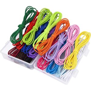 konhill (As show, One size) 39 Yards 2mm Thickness Elastic String Beads Stretch Rubber R konhill (As show, One size) 39 Yards 2mm Thickness Elastic String Beads Stretch Rubber R