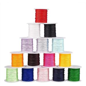 konhill (As show, One size) 15 Colors 0.8mm Nylon Beading String Chinese Knotting Cord N konhill (As show, One size) 15 Colors 0.8mm Nylon Beading String Chinese Knotting Cord N