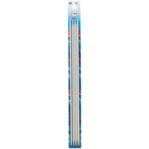 Prym 12"" Double Point Aluminum Knitting Needles 4mm Prym 12"" Double Point Aluminum Knitting Needles 4mm