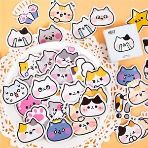 konhill (As show, One size) 45pcs Cute Boxed Cartoon Cats Diy Decoration Adhesive Paper konhill (As show, One size) 45pcs Cute Boxed Cartoon Cats Diy Decoration Adhesive Paper