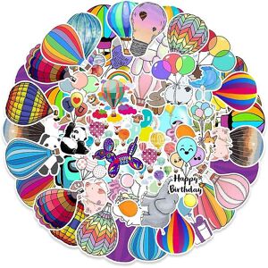 konhill (As show, One size) 50 Pcs Flows Insects Birds Fruits Stickers Cute Children Wat konhill (As show, One size) 50 Pcs Flows Insects Birds Fruits Stickers Cute Children Wat
