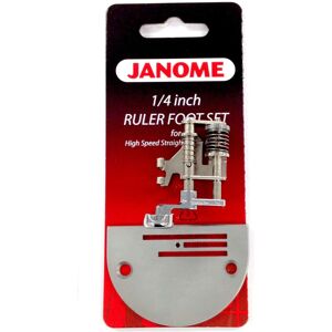 Janome 1/4"" Ruler Foot for High Speed Straight Stitch Models (1600P-Q Janome 1/4"" Ruler Foot for High Speed Straight Stitch Models (1600P-Q