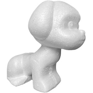 Kricely (As show, One size) Foam Dog Modeling White Craft Foam Animal Model for DIY Flow Kricely (As show, One size) Foam Dog Modeling White Craft Foam Animal Model for DIY Flow