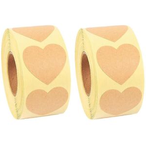 Kricely (As show, One size) 2Rolls of 1 Inches Heart Shape Stickers Self-Adhesive DIY St Kricely (As show, One size) 2Rolls of 1 Inches Heart Shape Stickers Self-Adhesive DIY St