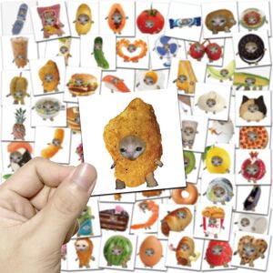 Unbranded (10pcs random) 10/50pcs Kawaii Cat Food Meme Sickers Funny Decal Bicycle Noteboo Unbranded (10pcs random) 10/50pcs Kawaii Cat Food Meme Sickers Funny Decal Bicycle Noteboo