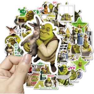 Unbranded (10pcs random) 10/50Pcs Funny Cartoon Monster Shrek Stickers Decal Suitcase Frid Unbranded (10pcs random) 10/50Pcs Funny Cartoon Monster Shrek Stickers Decal Suitcase Frid