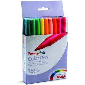 Pentel Color Pen Fine Point Color Markers Fiber Tip Assorted Colors Pentel Color Pen Fine Point Color Markers Fiber Tip Assorted Colors