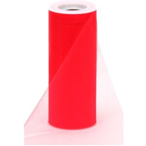 Offray Tulle Craft Ribbon 6-Inch by 25-Yard Spool Cherry Red Offray Tulle Craft Ribbon 6-Inch by 25-Yard Spool Cherry Red