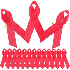 Kricely (As show, One size) 50pcs Delicate Ribbons And Pin Fundraising Ribbons Pin AIDS Kricely (As show, One size) 50pcs Delicate Ribbons And Pin Fundraising Ribbons Pin AIDS