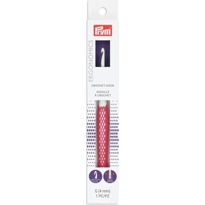 Prym Crochet Hook G Size G6/4mm Rubber handle Prym Crochet Hook G Size G6/4mm Rubber handle