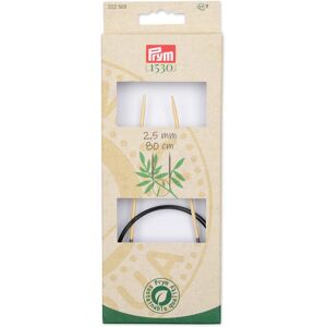 Prym 32"" Circular Bamboo 2.5mm Knitting Needles Natural Prym 32"" Circular Bamboo 2.5mm Knitting Needles Natural