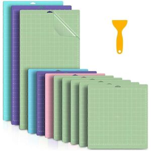 Unbranded 11 Pcs Cutting Mat Variety for Crafts Machine Gridded Quilting Cut Mats Strong S Unbranded 11 Pcs Cutting Mat Variety for Crafts Machine Gridded Quilting Cut Mats Strong S