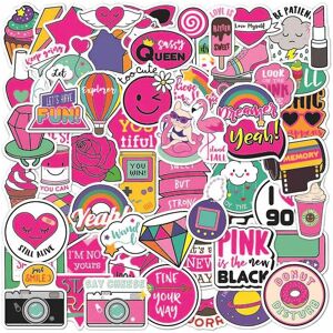 konhill (As show, One size) 60 Funny Graffiti Waterproof Stickers Are Suitable For Water konhill (As show, One size) 60 Funny Graffiti Waterproof Stickers Are Suitable For Water