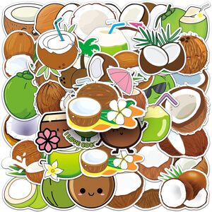 konhill (As show, One size) 50pcs Vinyl Beach Stickers For Water Bottle Skateboard Lapto konhill (As show, One size) 50pcs Vinyl Beach Stickers For Water Bottle Skateboard Lapto