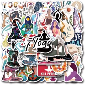 Unbranded (MULTICOLOR) 56Pcs Yoga Stickers Yoga Mandala Flowers DIY Stickers Scrapbooking Unbranded (MULTICOLOR) 56Pcs Yoga Stickers Yoga Mandala Flowers DIY Stickers Scrapbooking