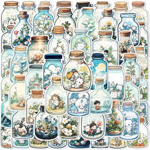 Unbranded (MULTICOLOR) 50pcs Cute Bottle World Cartoon Stickers Japanese Style DIY Sticker Unbranded (MULTICOLOR) 50pcs Cute Bottle World Cartoon Stickers Japanese Style DIY Sticker