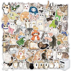 Unbranded (MULTICOLOR) 77Pcs Cute Cat Stickers Hand-painted kitten DIY Stickers Scrapbooki Unbranded (MULTICOLOR) 77Pcs Cute Cat Stickers Hand-painted kitten DIY Stickers Scrapbooki