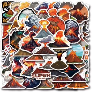 Unbranded (MULTICOLOR) 55Pcs Volcano Stickers Volcano Party DIY Stickers Scrapbooking Phon Unbranded (MULTICOLOR) 55Pcs Volcano Stickers Volcano Party DIY Stickers Scrapbooking Phon