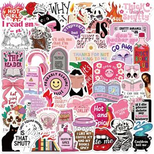Unbranded (MULTICOLOR) 50Pcs Cute Pink Smut Romance Bookish Stickers Spice Reader Girl Dec Unbranded (MULTICOLOR) 50Pcs Cute Pink Smut Romance Bookish Stickers Spice Reader Girl Dec