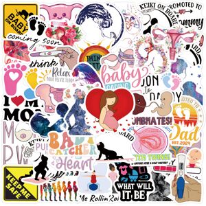 Unbranded (MULTICOLOR) 56Pcs Cute Pregnancy Stickers DIY Stickers Scrapbooking Phone Lugg Unbranded (MULTICOLOR) 56Pcs Cute Pregnancy Stickers DIY Stickers Scrapbooking Phone Lugg