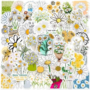 Unbranded (MULTICOLOR) 50Pcs Motivational Daisy Stickers Daisy Flowers DIY Stickers Scrapb Unbranded (MULTICOLOR) 50Pcs Motivational Daisy Stickers Daisy Flowers DIY Stickers Scrapb
