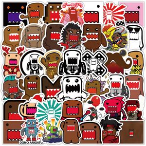 Unbranded (MULTICOLOR) 50Pcs Cartoon Fun Domo Kun Stickers Graffiti Sticker Collection DIY Unbranded (MULTICOLOR) 50Pcs Cartoon Fun Domo Kun Stickers Graffiti Sticker Collection DIY