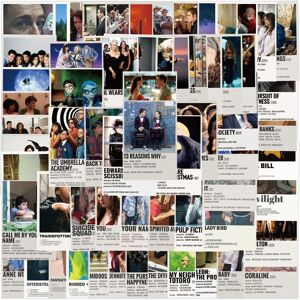 Unbranded (MULTICOLOR) 64PCS Classic Movie Poster Style Stickers DIY Stickers Scrapbooking Unbranded (MULTICOLOR) 64PCS Classic Movie Poster Style Stickers DIY Stickers Scrapbooking