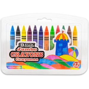 Tepe BAZIC Crayons Jumbo 12 Color Assorted Color Coloring Crayon Set Non Toxic Draw Tepe BAZIC Crayons Jumbo 12 Color Assorted Color Coloring Crayon Set Non Toxic Draw