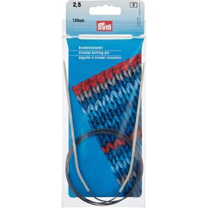 Prym Circular Knitting Needle Aluminium Grey 2.5 mm Prym Circular Knitting Needle Aluminium Grey 2.5 mm