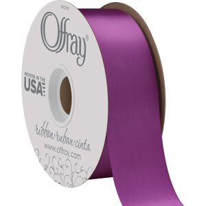 Offray Berwick 1.5"""" Wide Double Face Satin Ribbon Purple 50 Yds Offray Berwick 1.5"""" Wide Double Face Satin Ribbon Purple 50 Yds