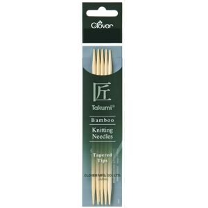 clover Takumi Bamboo: Knitting Pins: Double Ended: Sets of Five: 12.5cm x 2.00mm clover Takumi Bamboo: Knitting Pins: Double Ended: Sets of Five: 12.5cm x 2.00mm