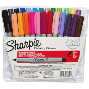 Sharpie Permanent Markers Ultra Fine Point Assorted Colors 24-Count Sharpie Permanent Markers Ultra Fine Point Assorted Colors 24-Count