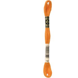 Bulk Buy: DMC Thread Six Strand Embroidery Cotton 8.7 Yards Tangerine 117-740 (1 Bulk Buy: DMC Thread Six Strand Embroidery Cotton 8.7 Yards Tangerine 117-740 (1