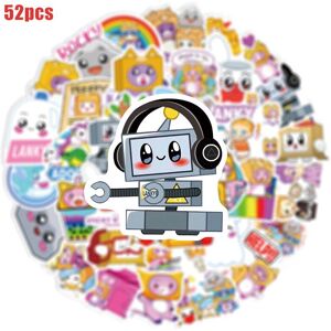Unbranded 52pcs Lankybox Cartoon Sticker Waterproof Reusable Graffiti Kids Luggage Decor Unbranded 52pcs Lankybox Cartoon Sticker Waterproof Reusable Graffiti Kids Luggage Decor
