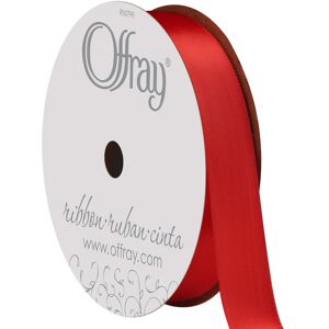 Berwick 062050 5/8"""""""" Wide Single Face Satin Ribbon Red 6 Yds Berwick 062050 5/8"""""""" Wide Single Face Satin Ribbon Red 6 Yds