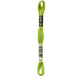 DMC 117-907 6 Strand Embroidery Cotton Floss Light Parrot Green 8.7-Yard DMC 117-907 6 Strand Embroidery Cotton Floss Light Parrot Green 8.7-Yard