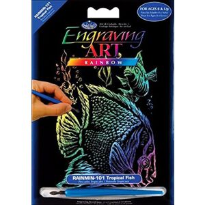 Real Techniques Royal Brush RAINMIN-101 Engraving Rainbow Mini Tropical Fish Multicol Real Techniques Royal Brush RAINMIN-101 Engraving Rainbow Mini Tropical Fish Multicol