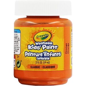 Crayola Washable Kids Paint 2 oz Orange Crayola Washable Kids Paint 2 oz Orange