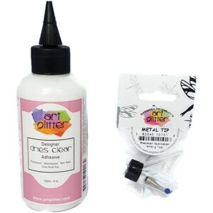 QIUB Art Glitter Glue Designer Dries Clear Adhesive 4 oz with Ultra Fine Me QIUB Art Glitter Glue Designer Dries Clear Adhesive 4 oz with Ultra Fine Me