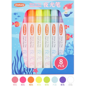 Unbranded (8 colors) 8 Colors/set Neon UV Fluorescent Acrylic Paint Pen Unbranded (8 colors) 8 Colors/set Neon UV Fluorescent Acrylic Paint Pen