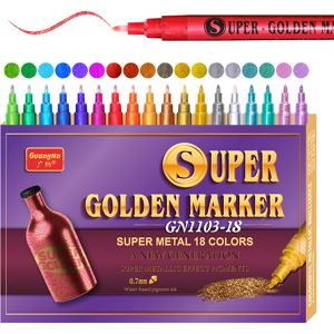 Unbranded (18 Colors) Metallic Acrylic Paint Pens for Rock Painting, Man Unbranded (18 Colors) Metallic Acrylic Paint Pens for Rock Painting, Man