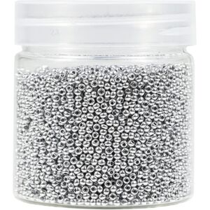 Bala&Fillic 2mm Size Almost Uniform Silver Color Glass Seed Beads About 10000pcs Bala&Fillic 2mm Size Almost Uniform Silver Color Glass Seed Beads About 10000pcs
