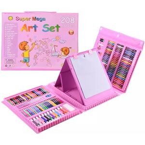 Vivo 208Pcs Art Set Kids Childrens Colouring Drawing Painting Arts & Crafts Case Vivo 208Pcs Art Set Kids Childrens Colouring Drawing Painting Arts & Crafts Case