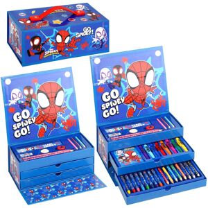 Disney Spidey Kids 34pc Colouring Art Stationery Travel Set for Children Disney Spidey Kids 34pc Colouring Art Stationery Travel Set for Children