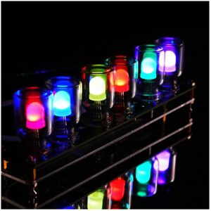 GreenZech DIY Aurora LED Colorful Light Cube Chromatography Glass Clock Kit GreenZech DIY Aurora LED Colorful Light Cube Chromatography Glass Clock Kit